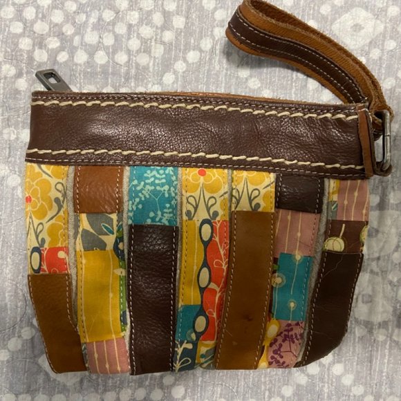 Patchwork Fossil Wristlet - Picture 3 of 4